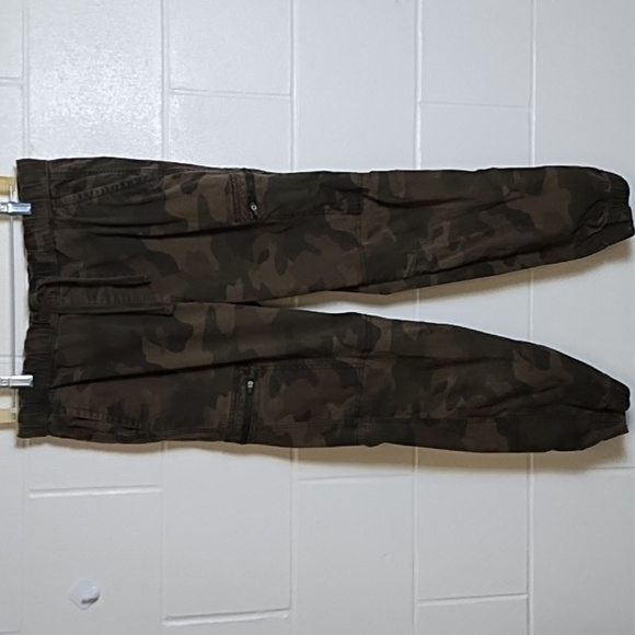 Camouflage Light Weight Soft Cotton Canvas Camo Cargo Joggers Pockets - Picture 14 of 16